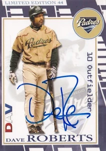 DAVE ROBERTS SIGNED AUTO'D 2006 DAV SAN DIEGO PADRES CARD DODGERS RED SOX GIANTS - Picture 1 of 3