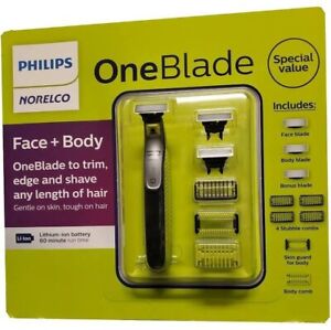 Philips Norelco Oneblade Pro Face and Body Hybrid Electric Trimmer and Shaver 