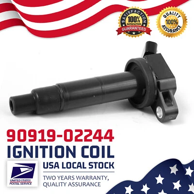 PACK OF 1 IGNITION COIL FOR TOYOTA CAMRY LE SE XLE L4 2.4L 2002-2005 UF333 C1330 - Imagem 1 de 4