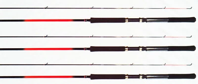 SET OF 3 FIRECAST PRO GRAPHITE 12' FCP122 CRAPPIE FISHING POLE ROD - Image 1 of 3