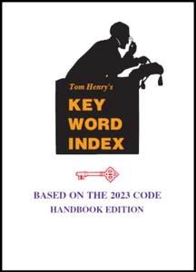 2023 Key Word Index HANDBOOK EDITION by Tom Henry - Bild 1 von 2