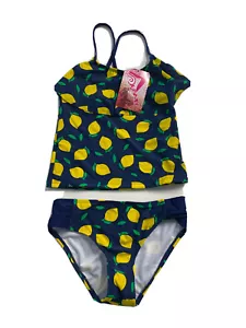 Kanu Surf Girls 10 Charlotte Flounce Tankini Beach Sport 2-Piece Swimsuit 10 NEW - Picture 1 of 12