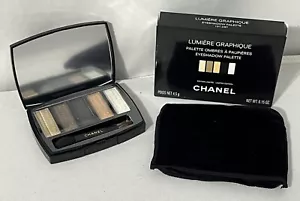 CHANEL Lumiere Graphique Eyeshadow Palette Holiday 2023 Winter Makeup Collection - Picture 1 of 8