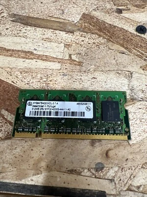 HYS64T64020HDL-3.7-A InfineoN LAPTOP MEMORY 512MB 2RX16 PC2-4200S-444-11-A0 - Image 1 of 2