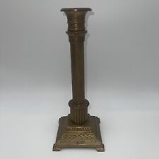 Vintage Brass Taper Candle Holder India Brass Decorative Column Candlestick