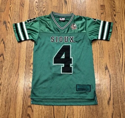 North Dakota Fighting Sioux Vintage Colosseum Football Jersey Youth Kids 8-10 S - Image 1 of 4