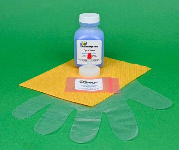 Kit de recarga de tóner cian Dell C2660 C2660dn C2665 C2665dnf 593-BBBT 488NH con chip Foto 1 de 1