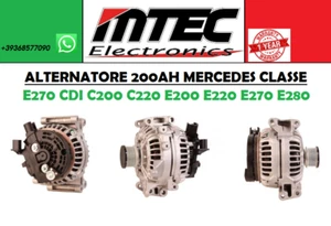 ALTERNATORE 200AH MERCEDES CLASSE E 270 CDI DA 02 A 08 MOTORE 0121545902 - Picture 1 of 1