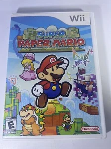 Super Paper Mario (Nintendo Wii, 2007) usado completo - Imagen 1 de 6