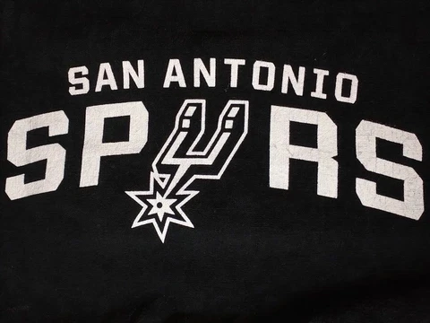 San Antonio SPURS 15 x 25 Black Golf Towel w/Clip ring Cover
