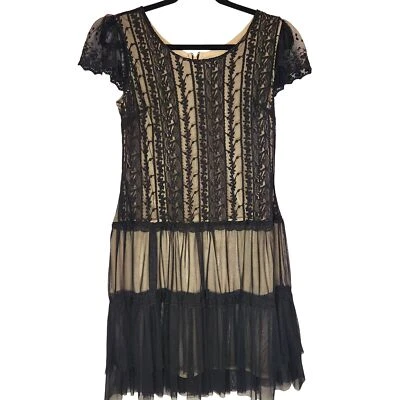 Vestido Pinky Superposición de Encaje Transparente S Madonna Buscando Susan Boho Gótico Años 80 Bruja  Foto 1 de 4