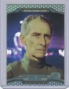 Star Wars Chrome Perspectives 2014 Wilhuff Tarkin #28E Refractor Parallel - Picture 1 of 2