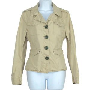 American Eagle Women's Utility Jacket Tan lightweight Size L - Bild 1 von 7