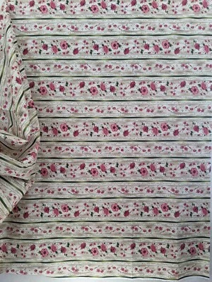 Essence Of Roses Border Print Fabric - Image 1 of 2