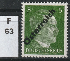 1945 - 1. Wr. Aushilfsausgabe, Plattenfehler F63 "e beschädigt" postfr. ANK 660 - Bild 1 von 1