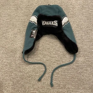 Philadelphia Eagles Trapper Sombrero Hombres OS Tejido Imitación Piel Invierno Fútbol NFL Nueva Era - Imagen 1 de 13