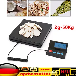 Paketwaage 2g-50kg zisionswaage Briefwaage Tisch Elektronische Plattformwaage - Bild 1 von 12
