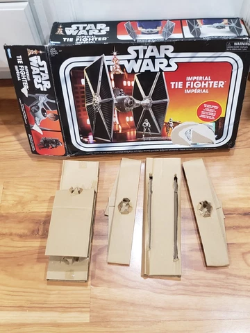 2009 Imperial TIE Fighter star wars BOX ONLY with Inserts Good condition Cover
