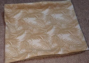 Schlupfschal Loop Halssocke Baby Kleinkind Handmade Fleece Beige Weiß Blätter  - Bild 1 von 3