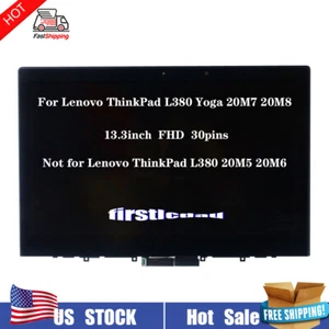 5M11A17650 For Lenovo ThinkPad L380 Yoga 20M7 20M8 LCD Touch Screen Replacement - Picture 1 of 4