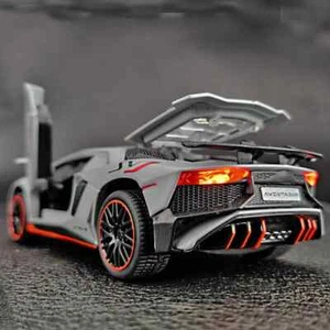 1:32 Lamborghini Aventador LP780-4 Alloy Sports Car Model Diecast Toy Vehicles - Picture 1 of 25