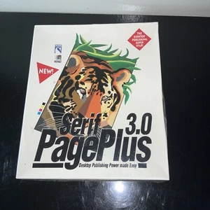 NEW SEALED SERIF 3.0 PAGE PLUS DESKTOP PUBLISHING SUPER STAR 1994 - Picture 1 of 5