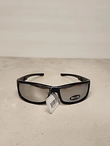 Gafas de sol U5 Vinci negras Choppers tinte espejo lentes rectangulares #18 MS3 - Imagen 1 de 8