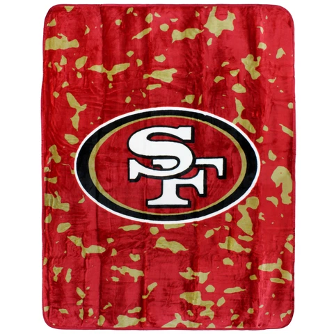 San Francisco 49ers 50" x 60" Throw Blanket Cover