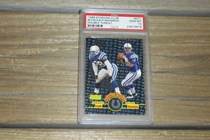 Peyton Manning Faulk 1998 Stadium Club Double Threat #DT1 - Colts Gem Mint 10 - Imagen 1 de 4