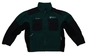 "CLAUDIA" Cabelas Jacket Mens XL Green Windstopper Gore Fleece Nylon Full Zip - Picture 1 of 11