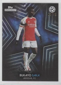 2023-24 Topps UCL Knockout Star Player Azul/49 Bukayo Saka - Imagen 1 de 3