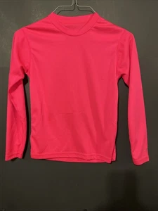 Champion Longsleeve Dry Fit/Activewear Top - Hot Pink - Girls Size Medium - Picture 1 of 11