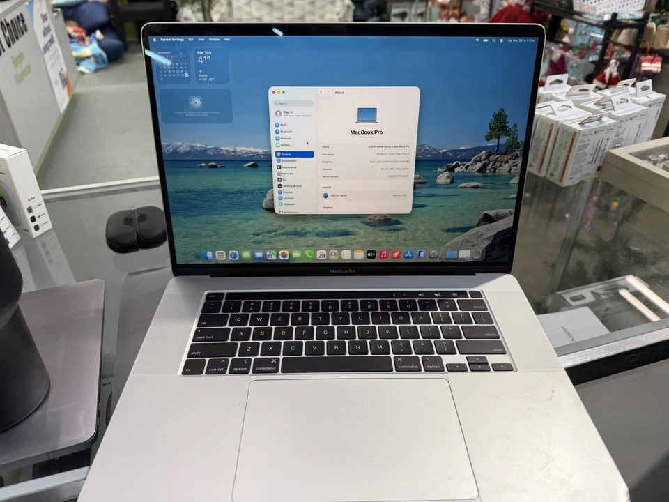 Apple MacBook Pro 16" 512GB SSD 16GB A2141 4.5Ghz i7 OS Tahoe - Foto 1 de 4
