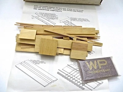 HO Wood Craftsman Main Line Kit BC-42 Western Pacific 42' Wood Box Car Kit - Image 1 of 4