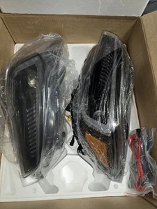 15 - 17 WRX STI VLAND LED Headlights With Sequential Signals & Start Animation - Picture 1 of 7