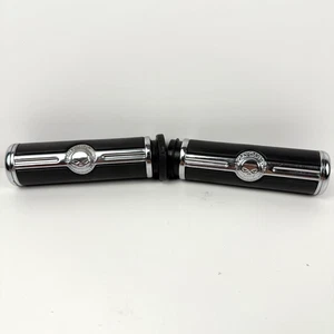 Empuñaduras calavera Harley-Davidson Willie G cromadas/negras para motocicleta - Imagen 1 de 14