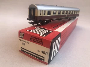 Jouef 4671 HO Gauge DB TEE 1st Class Coach 10453 Maroon & Cream VG+ Cond Boxed - Foto 1 di 20