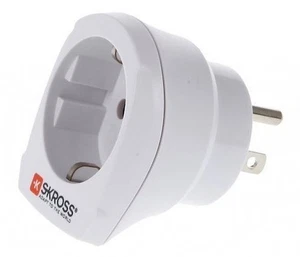 SKROSS Country Travel adapter: Europe to USA 115V 15A, white - Picture 1 of 3