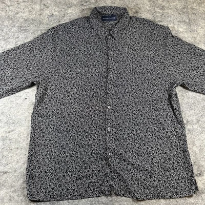 Abercrombie & Fitch Button Down Men's XXL Black Dice Print Novelty Casino - Image 1 of 4