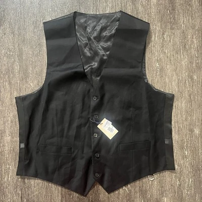 Peter Millar Black Classic Vest Men's Size 48R Formal Suit Separate MSRP $339 - Image 1 of 4