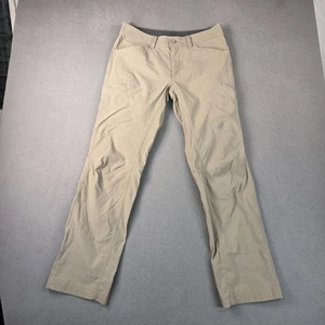 Eddie Bauer Pants Mens 33x32 Khaki First Ascent Guide Pro Hiking Nylon Stretch - Picture 1 of 10