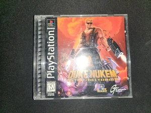 Duke Nukem: Total Meltdown (PS1 Sony PlayStation 1, 1997) With Manual - Picture 1 of 5
