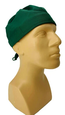 Gorra Exfoliante Enfermera Sombrero Médico Enfermeras Quirúrgicas, Algodón, Verde Cazador Foto 1 de 4