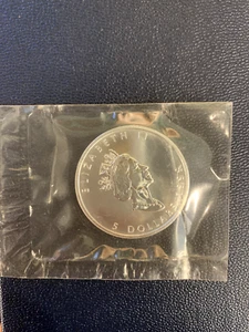 Elizabeth II Canadian 5 Dollar Coin 1999 1 Oz Of Silver - Picture 1 of 2