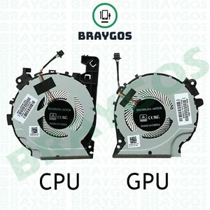 For HP Pavilion 15-CN 15-CX 15-CX0060TX Laptop Internal CPU & GPU Fan L20335-001 - Picture 1 of 4