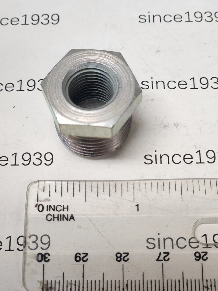 1/2" X 1/4" Galvanized Hex Bushing - Image 1 of 1