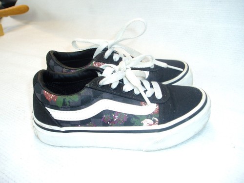 SNEAKERS STRINGATE FLOREALI VANS OFF THE WALL bambina taglia 11