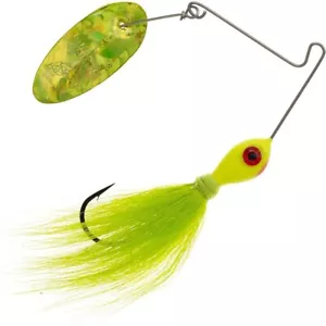 Panther Martin 1/4 Bearded Banshee Bucktail Spinnerbaits (Chartreuse) - Picture 1 of 2