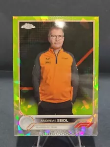 2022 Topps Chrome Formula 1 Sapphire Andreas Seidl Chartreuse #104 F1 /199 - Picture 1 of 2