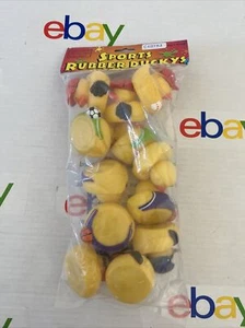 Sport Rubber Duckies 1 Dozen - New In Package. Collect All, Bath Time - Picture 1 of 2